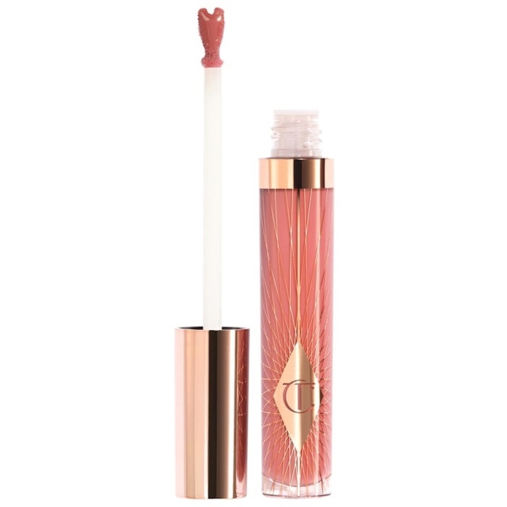 Charlotte Tilbury 
Collagen Lip Bath Gloss: Pillow Talk Medium